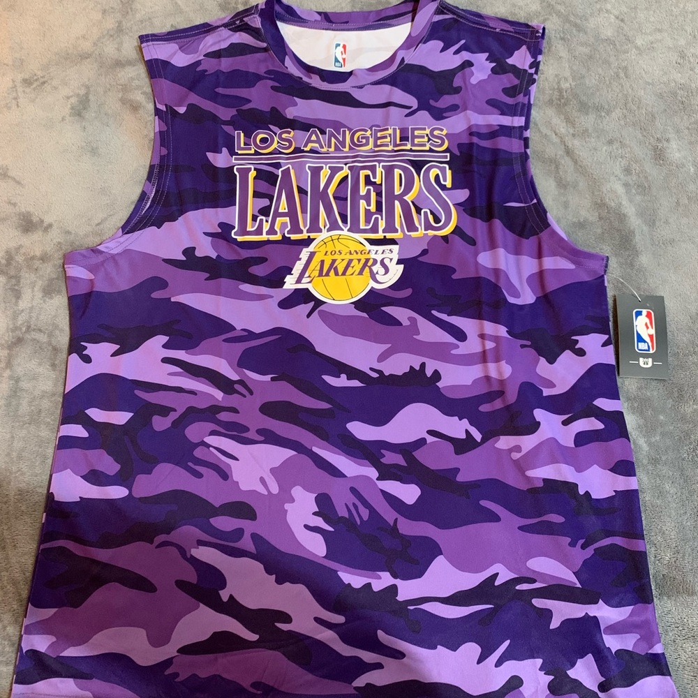 LA Lakers Purple Camo Jersey. Brand New. XL.